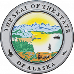 Alaska State Seal Plaque 