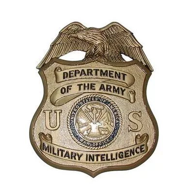 U.S. Army Intelligence Badge Plaque