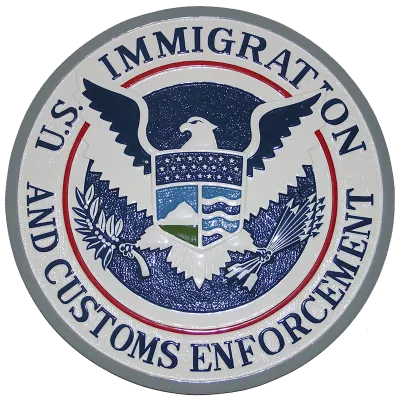 U.S. Immigration and Customs Enforcement Seal Plaque