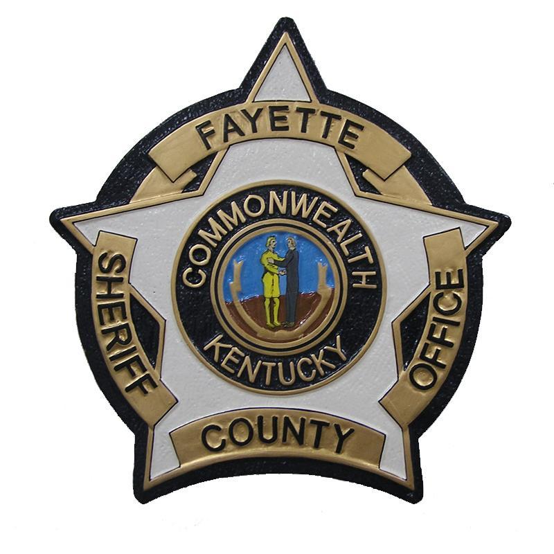 Fayette County Sheriff Badge Plaque