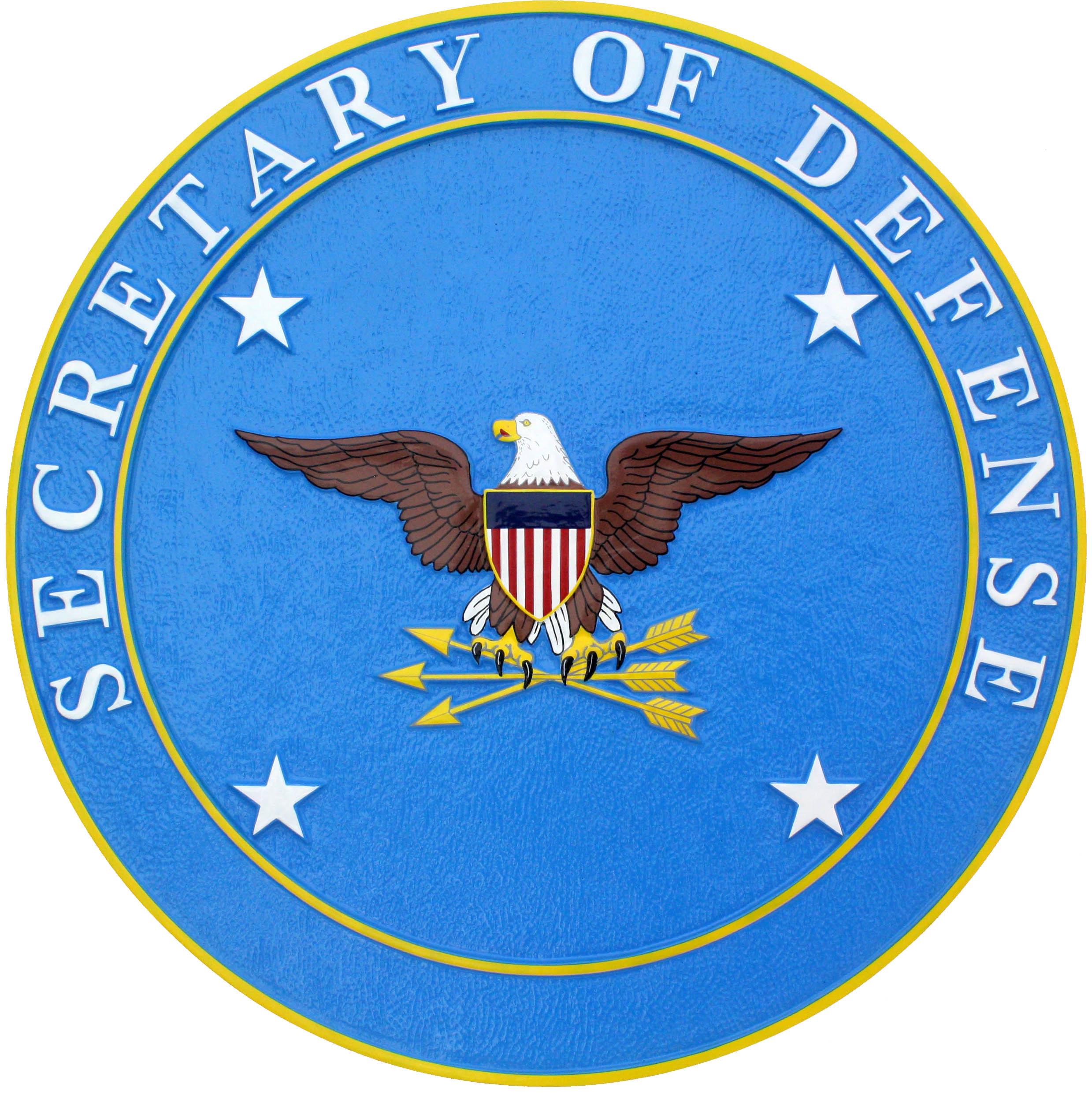 Seal Of The Office Of The Secretary Of Defense Plaque