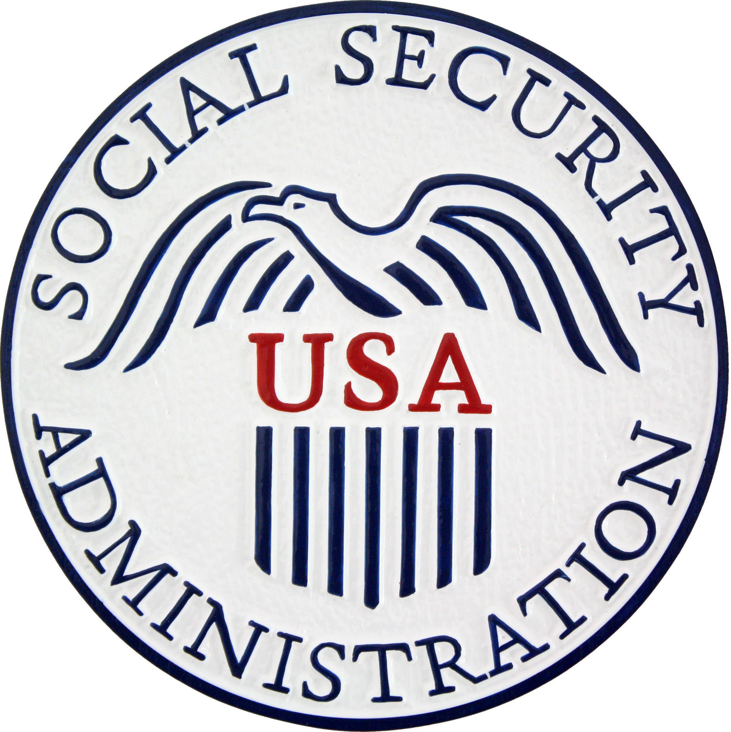 Social Security Administration Seal Plaque