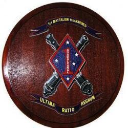 1st Battalion 11th Marines Deployment Plaque