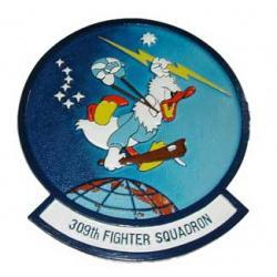 309th Fighter Squadron Plaque