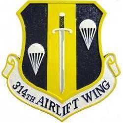 314th Airlift Wing Plaque