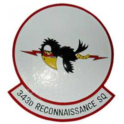 343d Recon Squadron Plaque