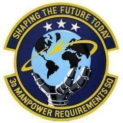 3rd Manpower Requirements Squadron Plaque