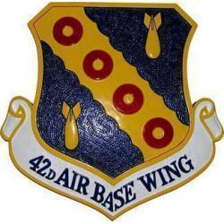 42d Air Base Wing Crest Plaque