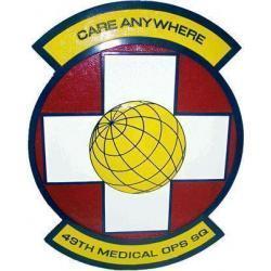 49th Medical Operations Squadron Plaque