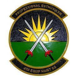 4th EMS Squadron Plaque