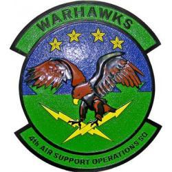 4th air operations support group 4th asog seal plaque