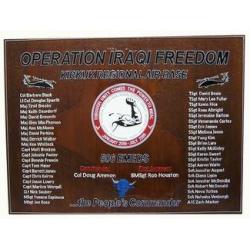 506 EMEDS OIF Air Force Deployment Plaque