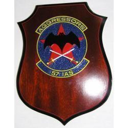 57 IAS Aggressors Squadron Plaque 