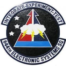 644th Electronic Systems Squadron Seal Plaque 