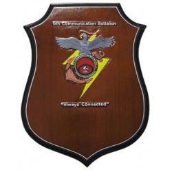 6th Communication Battalion Presentation Plaque