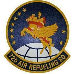 72d Air Refueling Squadron Patch Plaque 