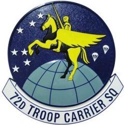 72d troop carrier squadron seal plaque