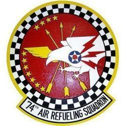 74th Air Refueling Squadron Patch Plaque