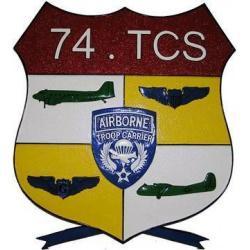 74th Troop Carrier Seal Plaque