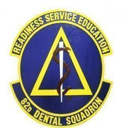 82D Dental Squadron Seal Plaque 