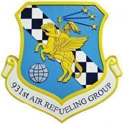 931st Air Refueling Group 1 Seal Plaque