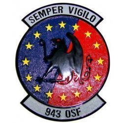 943d OSF Squadron Plaque 