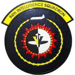 94th intelligence squadron seal plaque