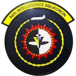 94th Intelligence Squadron Seal Plaque 