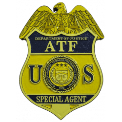ATF Alcohol Tobacco Firearms Badge Plaque