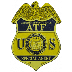 ATF Alcohol Tobacco Firearms Badge Plaque 