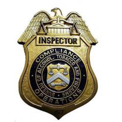 ATF Compliance Operations Badge Plaque 