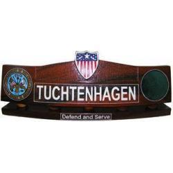 Adjutant General Desk Nameplate 