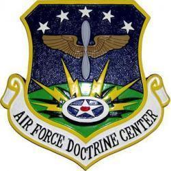 Air Force Doctrine Center Crest Plaque AFDC Crest Plaque