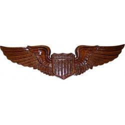 Aviator Wings Insignia Badge Plaque