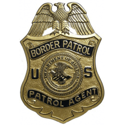 Border Patrol Agent Badge Plaque