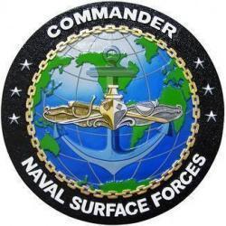 Commander Naval Surface Forces Seal Plaque