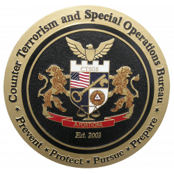 Counter-Terrorism and Special Operations Bureau Plaque