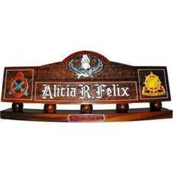 Custom Design Army Desk Nameplate 