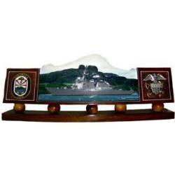 Custom Design US Navy Desk Nameplate 