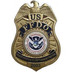 DHS FFDO Badge Plaque 