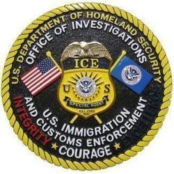 DHS US Office of Investigation Seal Plaque 