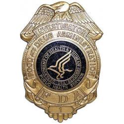 FDA Badge Plaque