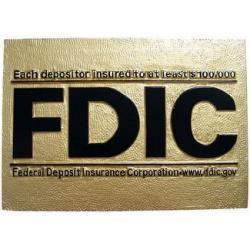 FDIC Seal Plaque 