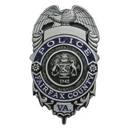 Fairfax Police County Badge Plaque