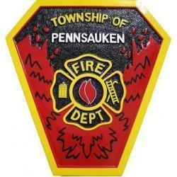 Fire Department Township of Pennsauken Patch Seal Plaque 