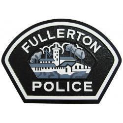 Fullerton Police Department Plaque