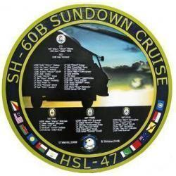 HSL 47 SH 60B Sundown Navy Deployment Plaque