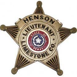 Limestone County Police Badge Plaque