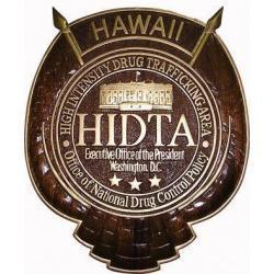 High Intensity Drug Trafficking Area Hawaii Seal Gold