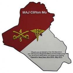 Iraq Medical Corps Presentation Plaque